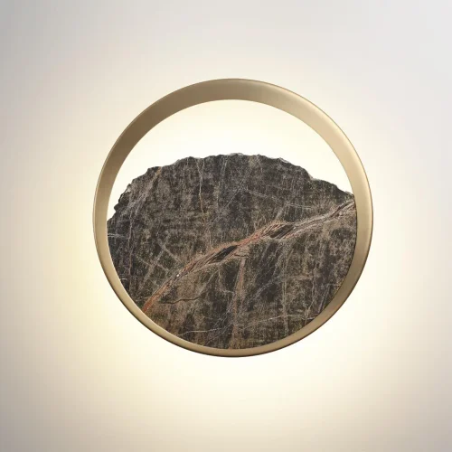 Бра LED Valley 7068/9WL Odeon Light чёрный на 1 лампу, основание бронзовое в стиле современный хай-тек отражённый свет фото 3