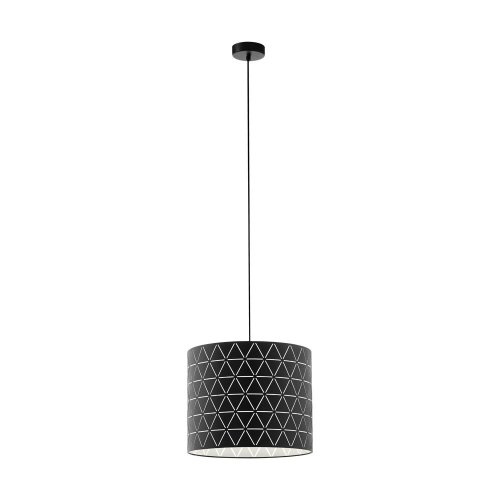 Светильник подвесной Ramon 98351 Eglo чёрный 1 лампа, основание чёрное в стиле современный 