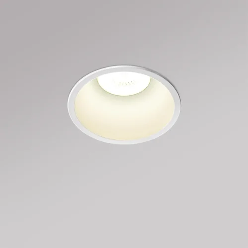 Светильник точечный Solis 359857 Novotech белый на 1 лампу, основание белое в стиле хай-тек круглый фото 6