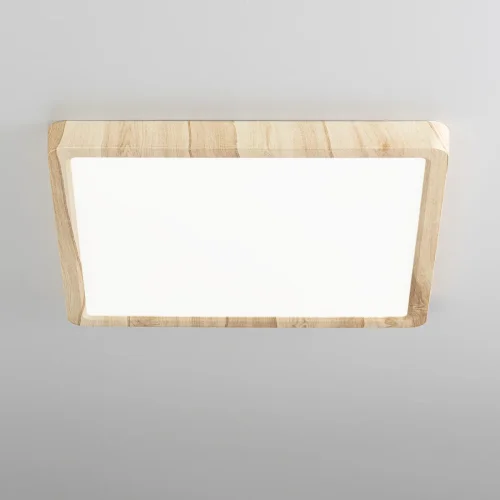 Светильник потолочный LED Бейсик CL738K242V Citilux белый на 1 лампу, основание бежевое в стиле современный хай-тек квадратный фото 4