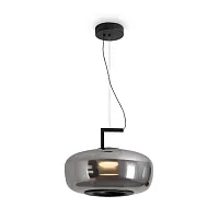 Светильник подвесной LED Clod FR6186PL-L7SM1 Freya чёрный на 1 лампу, основание чёрное в стиле современный хай-тек 