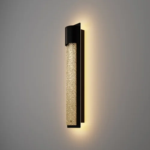 Бра LED Golthic MOD474WL-L30B3K Maytoni латунь чёрный на 1 лампу, основание латунь чёрное в стиле современный панно фото 5