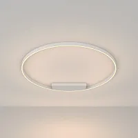 Светильник потолочный LED Rim MOD058CL-L65W3K Maytoni белый на 1 лампу, основание белое в стиле современный хай-тек минимализм кольца