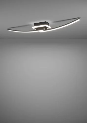 Светильник потолочный LED Lungolago 901217 Eglo чёрный на 1 лампу, основание чёрное в стиле современный хай-тек фото 7 Светильник потолочный LED Lungolago 901217 Eglo чёрный на 1 лампу, основание чёрное в стиле современный хай-тек фото 7