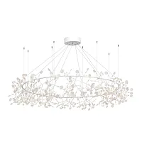 Люстра подвесная LED Heracleum 9022-324W LOFT IT белая на 324 лампы, основание белое в стиле флористика ветви
