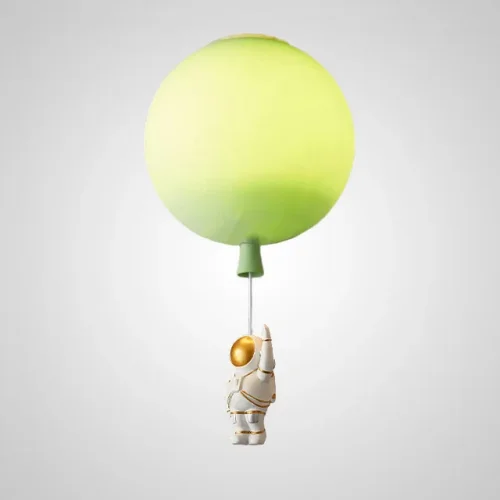 Светильник потолочный MERCURY A D30 Green 208677-23 ImperiumLoft зелёный на 1 лампу, основание белое в стиле современный 