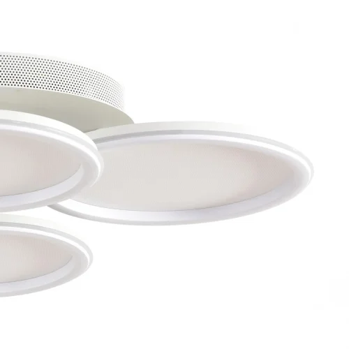 Люстра потолочная LED с пультом Alis Smart 8380/95CL Lumion белая на 1 лампу, основание белое в стиле современный хай-тек сири яндекс алиса с пультом фото 8 Люстра потолочная LED с пультом Alis Smart 8380/95CL Lumion белая на 1 лампу, основание белое в стиле современный хай-тек сири яндекс алиса с пультом фото 8