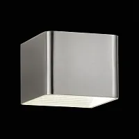 Бра LED SL592.071.01 ST-Luce матовый никель на 1 лампу, основание матовое никель в стиле хай-тек 