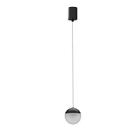 Светильник подвесной LED Kilda 8439 Mantra чёрный 1 лампа, основание чёрное в стиле хай-тек модерн 