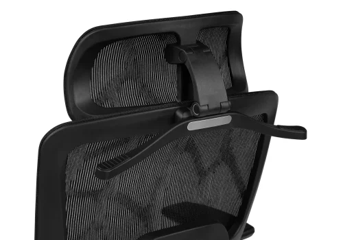 Компьютерное кресло Olimpus black / chrome 15624 Woodville, чёрный/ткань, ножки/металл/чёрный, размеры - *1290***670*700 фото 8