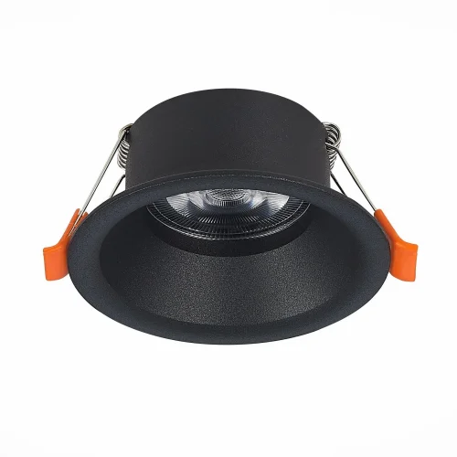 Светильник точечный Nobarra ST201.408.01 ST-Luce чёрный 1 лампа, основание чёрное в стиле современный хай-тек  фото 2