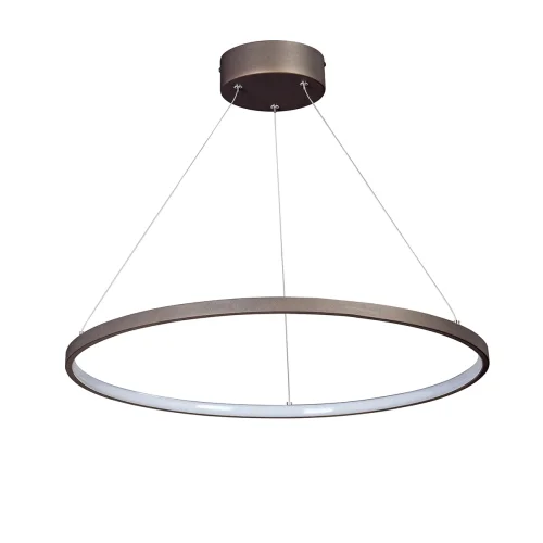 Светильник подвесной LED V4601-9/1S Vitaluce без плафона 1 лампа, основание бронзовое в стиле хай-тек кольца
