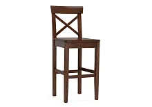Полубарный стул Алзе темный орех 527071 Woodville, коричневый/, ножки/массив березы дерево/орех, размеры - ****400*450