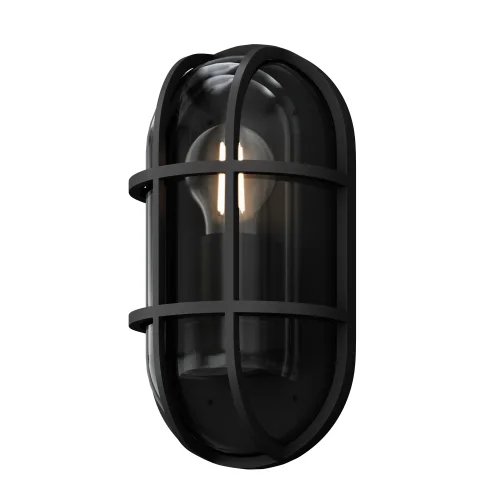 Настенный светильник уличный Candle O449WL-01GF1 Maytoni уличный IP65 графит на 1 лампу, плафон прозрачный в стиле лофт современный E27