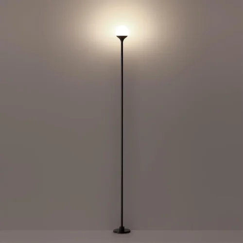 Парковый светильник LED Dew 7120/3GLC Odeon Light уличный IP65 чёрный на 1 лампу, плафон белый в стиле хай-тек современный LED фото 3