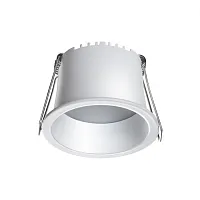 Светильник точечный LED Tran 358897 Novotech белый 1 лампа, основание белое в стиле современный хай-тек 