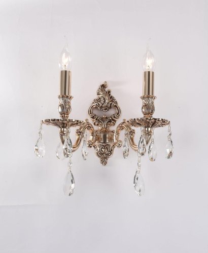 Бра BARLETTA W1730.2 coffe gold Lucia Tucci без плафона на 2 лампы, основание золотое в стиле классический Бра BARLETTA W1730.2 coffe gold Lucia Tucci без плафона на 2 лампы, основание золотое в стиле классический