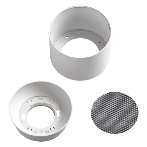 Светильник накладной Gemini 371009 Novotech белый на 1 лампу, основание белое в стиле современный хай-тек круглый фото 5