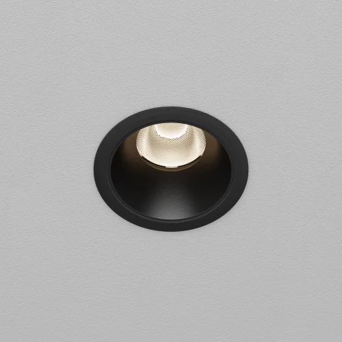 Светильник точечный LED Dip DL123-10W-4K-B Maytoni чёрный на 1 лампу, основание чёрное в стиле современный круглый фото 3 Светильник точечный LED Dip DL123-10W-4K-B Maytoni чёрный на 1 лампу, основание чёрное в стиле современный круглый фото 3