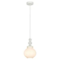 Светильник подвесной LSP-8516 Lussole белый 1 лампа, основание белое в стиле современный 