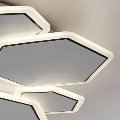 Светильник потолочный LED Bridge 8012/75CL Lumion белый на 1 лампу, основание белое в стиле минимализм фото 8