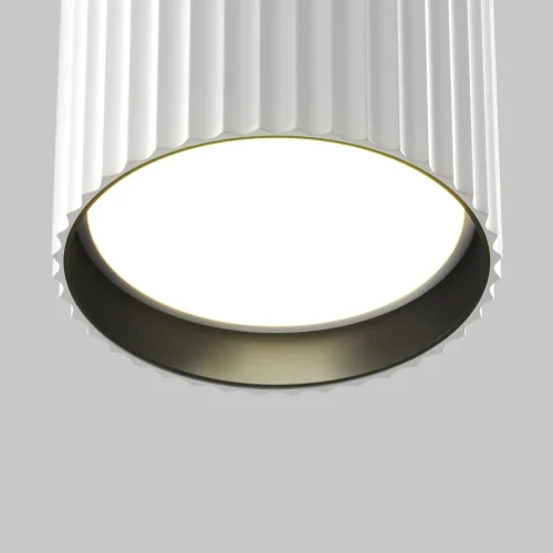 Светильник накладной Calipso C106CL-GX53-W Maytoni белый на 1 лампу, основание белое в стиле современный хай-тек круглый фото 8