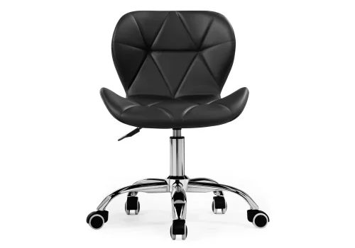 Компьютерное кресло Trizor black 15339 Woodville, чёрный/искусственная кожа, ножки/металл/хром, размеры - *810***530*530 фото 2