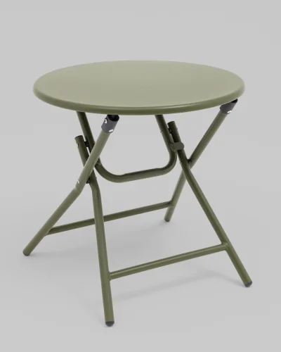 Комплект складной мебели для сада Soley, зелёный УТ000039925 Stool Group на 1 , основание в стиле кантри раскладной фото 4