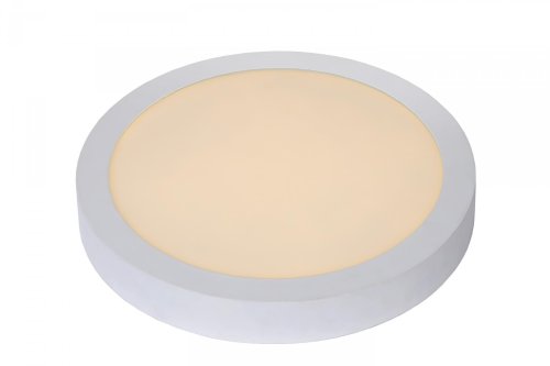 Светильник потолочный LED Brice-Led 28116/30/31 Lucide белый 1 лампа, основание белое в стиле современный 