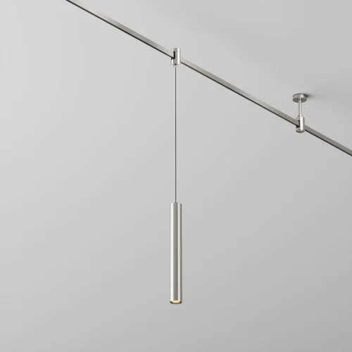 Трековый подвесой светильник Focus Led Flarity 3000K 5Вт 60° TR155-1-5W3K-PT Maytoni никель для шинопроводов серии Magnetic trаck system Flarity никель фото 3