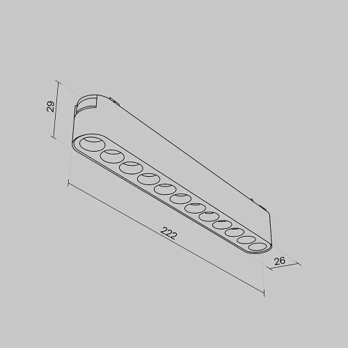 Трековый светильник LED Magnetic track system Radity TR082-1-12W3K-M-B Maytoni чёрный для шинопроводов серии Magnetic track system Radity чёрный фото 7