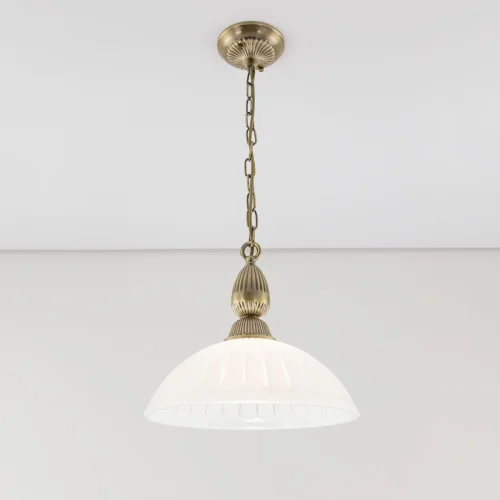 Светильник подвесной Латур CL413212 Citilux белый 1 лампа, основание бронзовое в стиле классический  фото 7