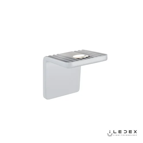 Бра LED Scoop ZD8006-10W WH iLedex белый на 1 лампа, основание белое в стиле современный хай-тек 