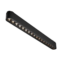 Трековый светильник LED Magnetic track system Radity TR082-1-18W3K-M-B Maytoni чёрный для шинопроводов серии Magnetic track system Radity чёрный