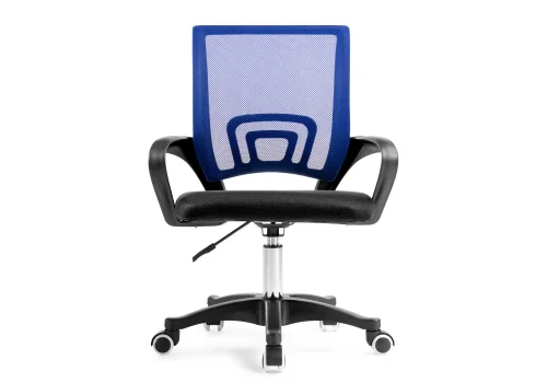 Компьютерное кресло Turin black / dark blue 15435 Woodville, чёрный синий/ткань, ножки/пластик/чёрный, размеры - *900***600* фото 2