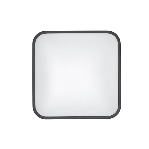 Светильник потолочный Agnes Square Pro 10983-NW Nowodvorski белый на 1 лампу, основание чёрное в стиле современный квадратный фото 4