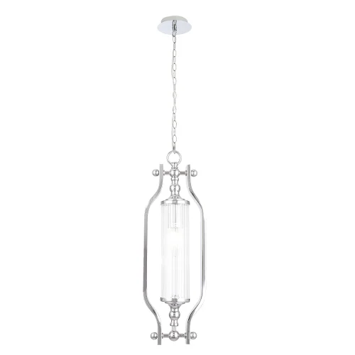 Светильник подвесной TOMAS SP1 CHROME Crystal Lux прозрачный 1 лампа, основание хром в стиле современный  фото 2