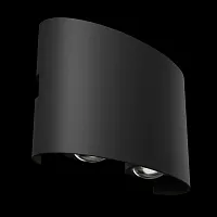 Настенный светильник LED Strato O417WL-L4B3K Maytoni уличный IP54 чёрный 1 лампа, плафон чёрный в стиле современный LED