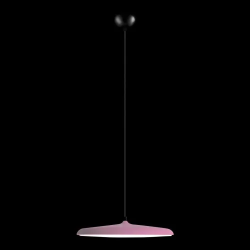 Светильник подвесной LED Plato 10119 Pink LOFT IT розовый 1 лампа, основание чёрное в стиле современный  фото 2