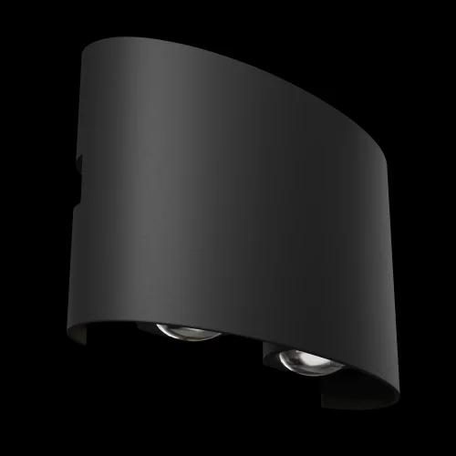 Настенный светильник LED Strato O417WL-L4B3K Maytoni уличный IP54 чёрный 1 лампа, плафон чёрный в стиле современный LED