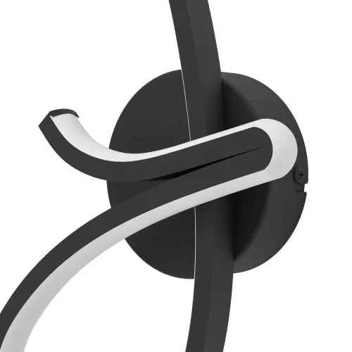 Бра LED Cardoncito 902347 Eglo чёрный на 1 лампу, основание чёрное в стиле хай-тек современный фото 2