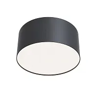 Светильник накладной LED Zon C032CL-L12B4K Maytoni белый 1 лампа, основание чёрное в стиле современный круглый