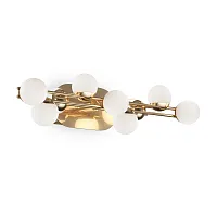 Бра LED Tessara MOD081WL-L13G3K Maytoni белый 1 лампа, основание золотое в стиле современный шар