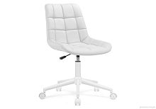 Компьютерное кресло Честер экокожа белая / белый 572592 Woodville, белый/экокожа, ножки/металл/белый, размеры - *920***490*600