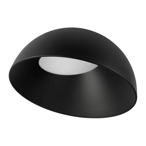 Светильник потолочный LED Egg 10197/500 BB LOFT IT белый на 1 лампу, основание чёрное в стиле современный круглый