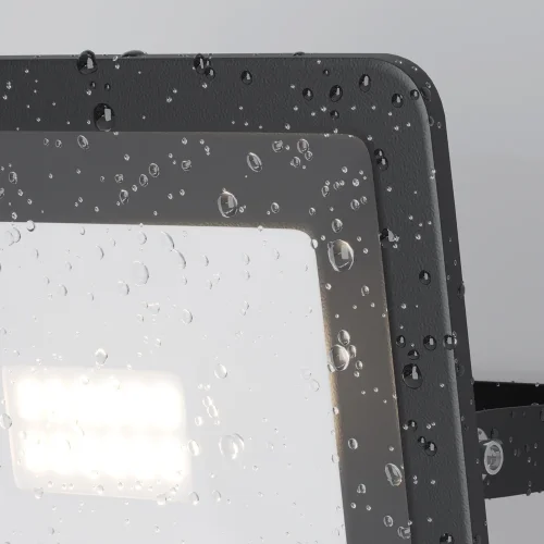 Прожектор LED Flood FL001-L10B4K Maytoni уличный IP чёрный 1 лампа, плафон прозрачный в стиле современный хай-тек LED фото 3