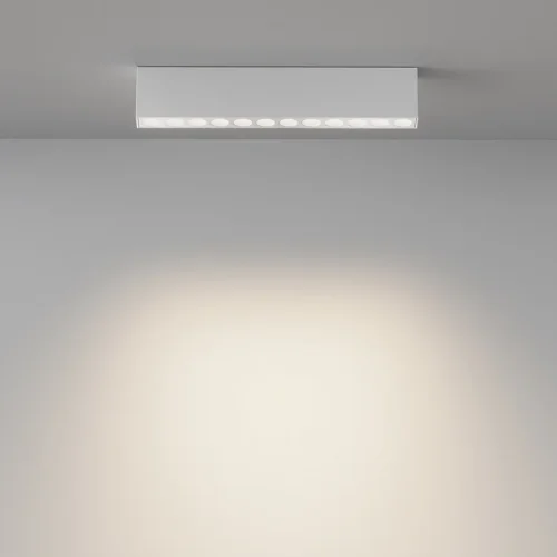 Светильник накладной LED Points C066CL-20W3-6K-W Maytoni белый на 1 лампу, основание белое в стиле современный хай-тек прямоугольник фото 3