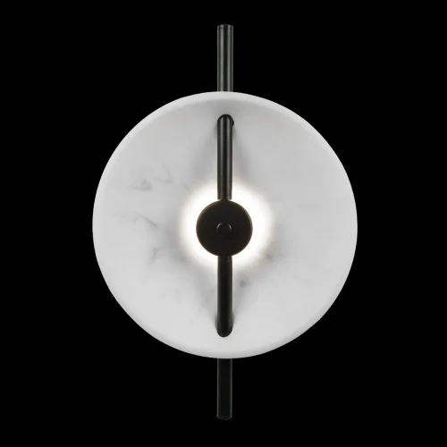 Бра LED Marble 10049W LOFT IT белый на 1 лампа, основание чёрное в стиле современный арт-деко хай-тек  фото 2