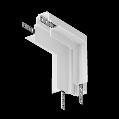 Угловой коннектор внутренний Magnetic track system TRA004ICL-22W Maytoni белый в стиле для светильников серии Magnetic track system S35 встраиваемый магнитный s35 магнитный фото 3