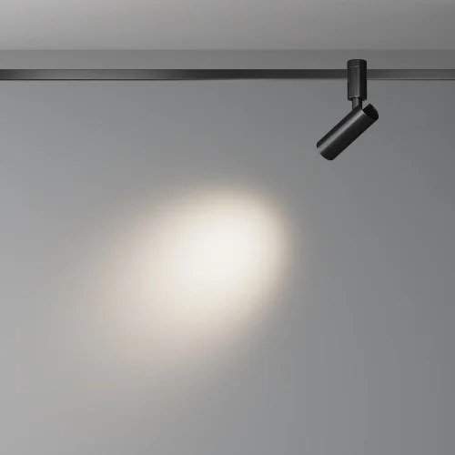 Трековый светильник Focus Led Flarity 4000K 12Вт 60° TR144-1-12W4K-W-B Maytoni чёрный для шинопроводов серии Magnetic trаck system Flarity чёрный фото 3